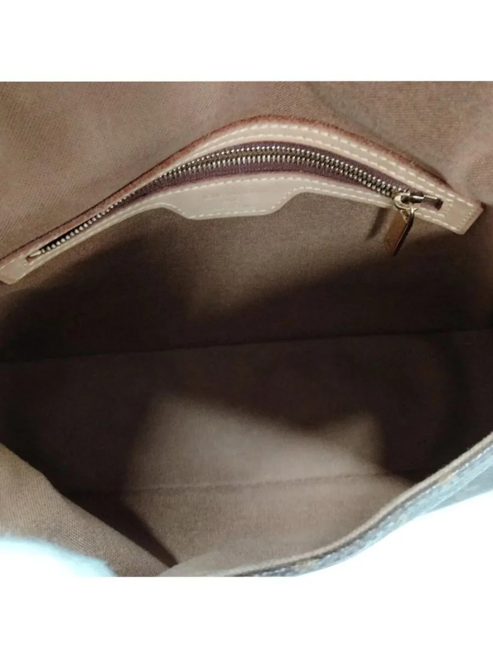 Authentic Louis Vuitton Monogram Looping PM Shoulder Bag Brown Canvas Leather LV